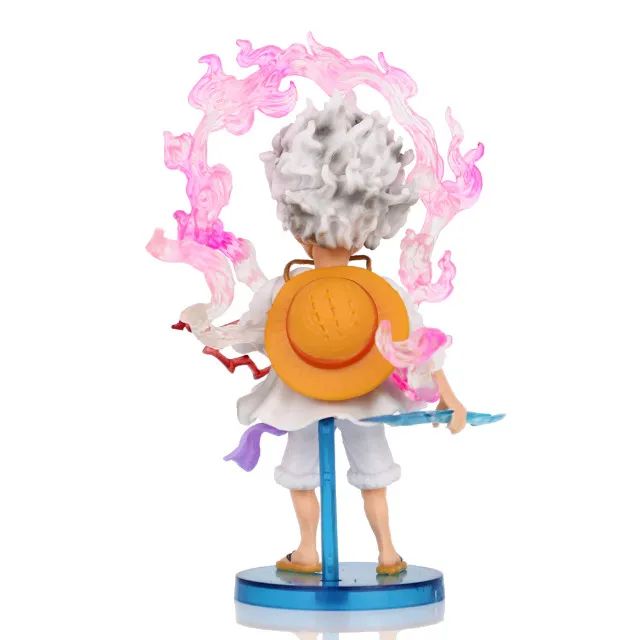 Miniatura Monkey D. Luffy Gear 5 Nika - One Piece - Action Figure do Deus do Sol - Foto 4
