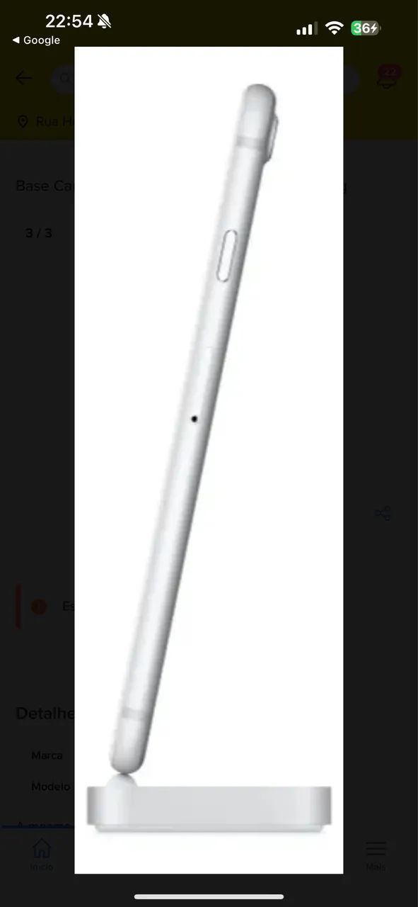 Base Lightning para iPhone (Apple Lightning Dock) - Original - Carregadora e para Fone - Foto 4