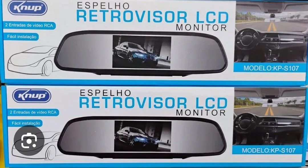 Espelho retrovisor LCD Monitor 7 polegadas