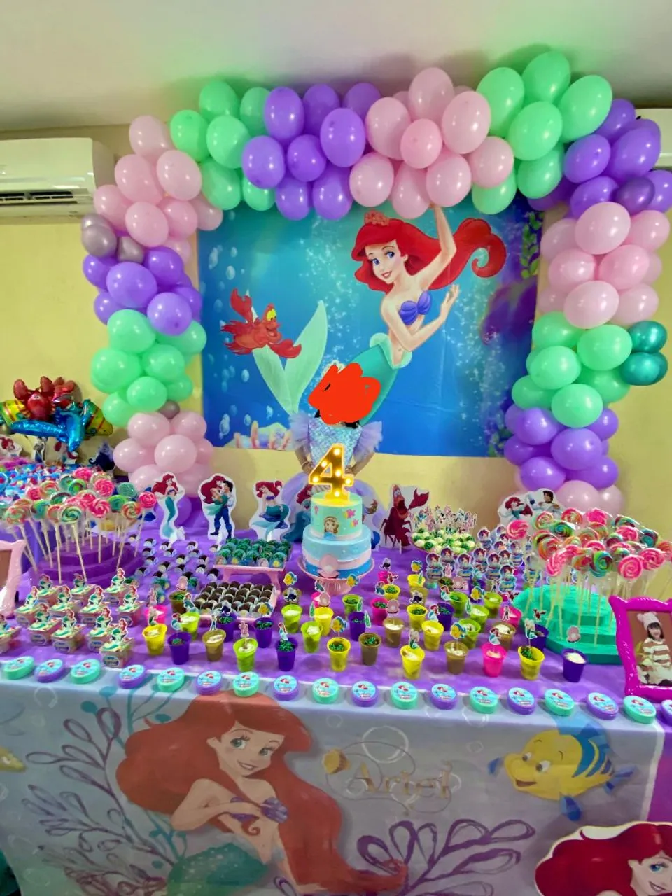 Decoração Festa Infantil Ariel - Kit Completo