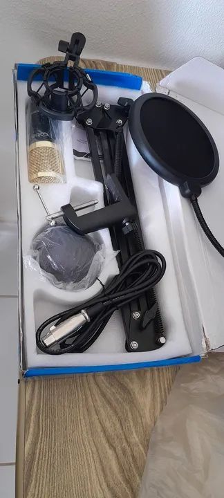 Microfone Condensador BM 800 Gamer Profissional com Braço Ajustável - Foto 4