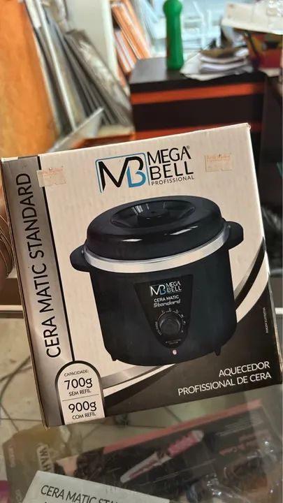 Aquecedor de cera profissional Mega Bell