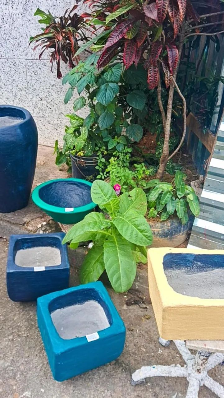 Vasos de planta de cimento  - Foto 2