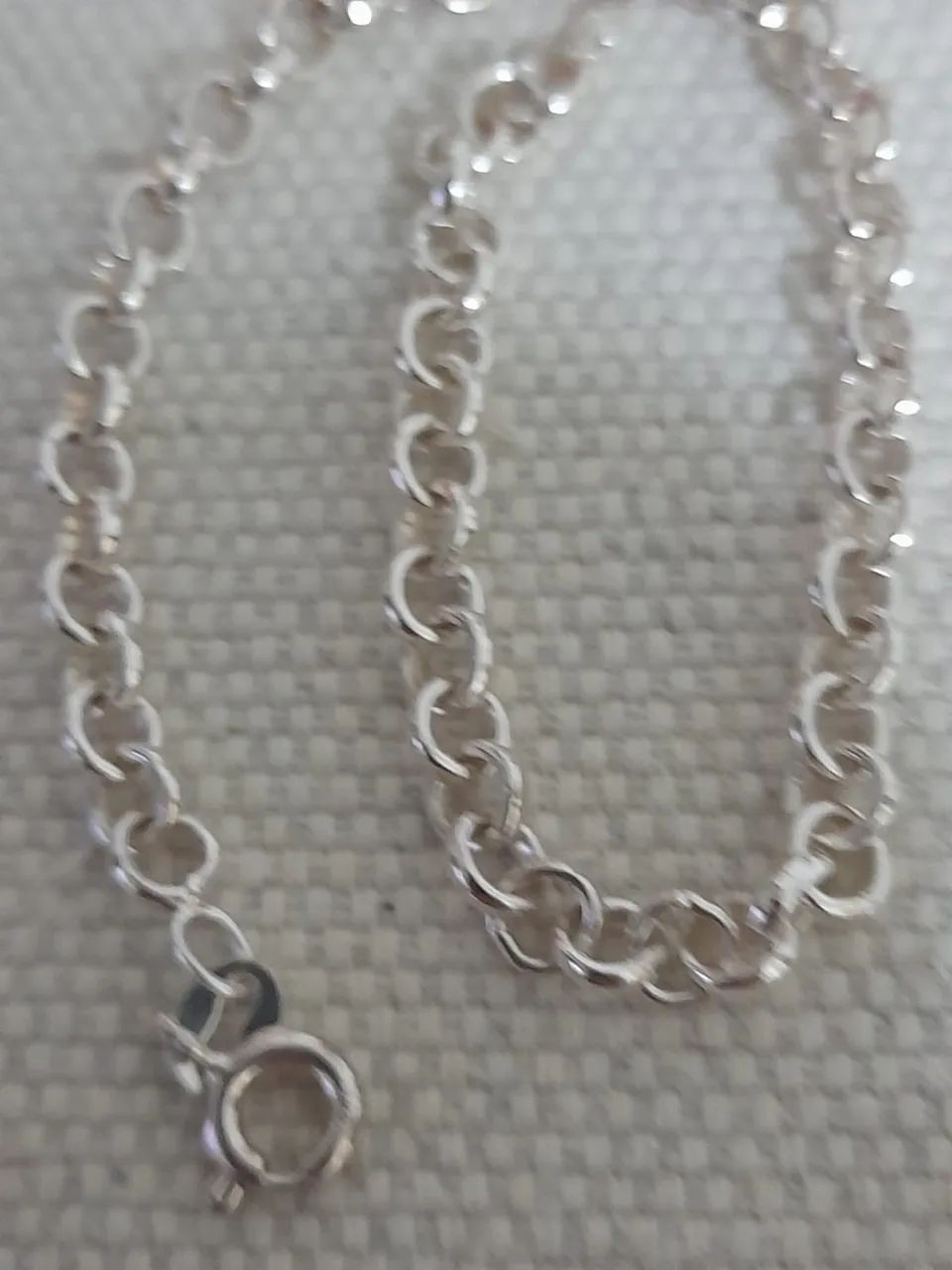 Pulseira prata Elo português - Foto 4