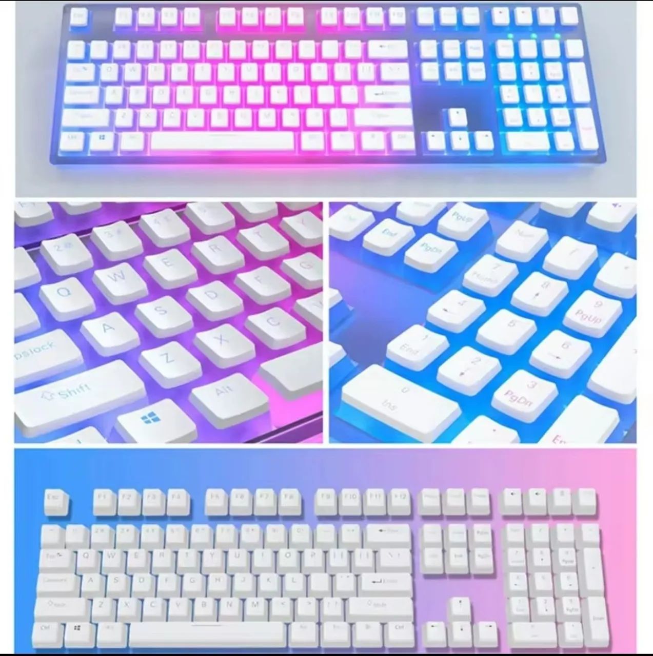 Keycaps Pudding 129 peças (novo) - Foto 2