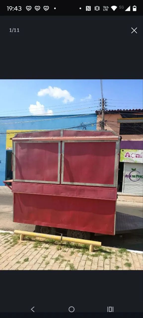 Vendo trailer de lanche 