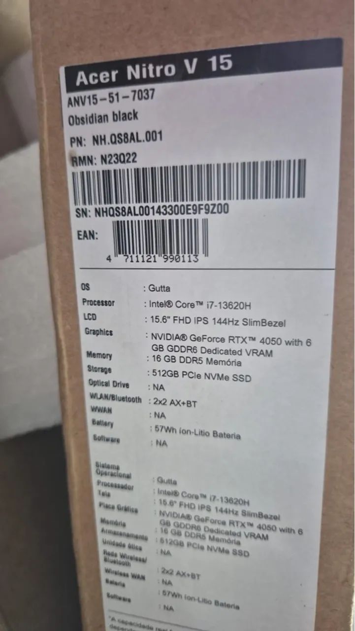 Notebook Gamer Acer Nitro V 15 (NOVO) - Foto 5