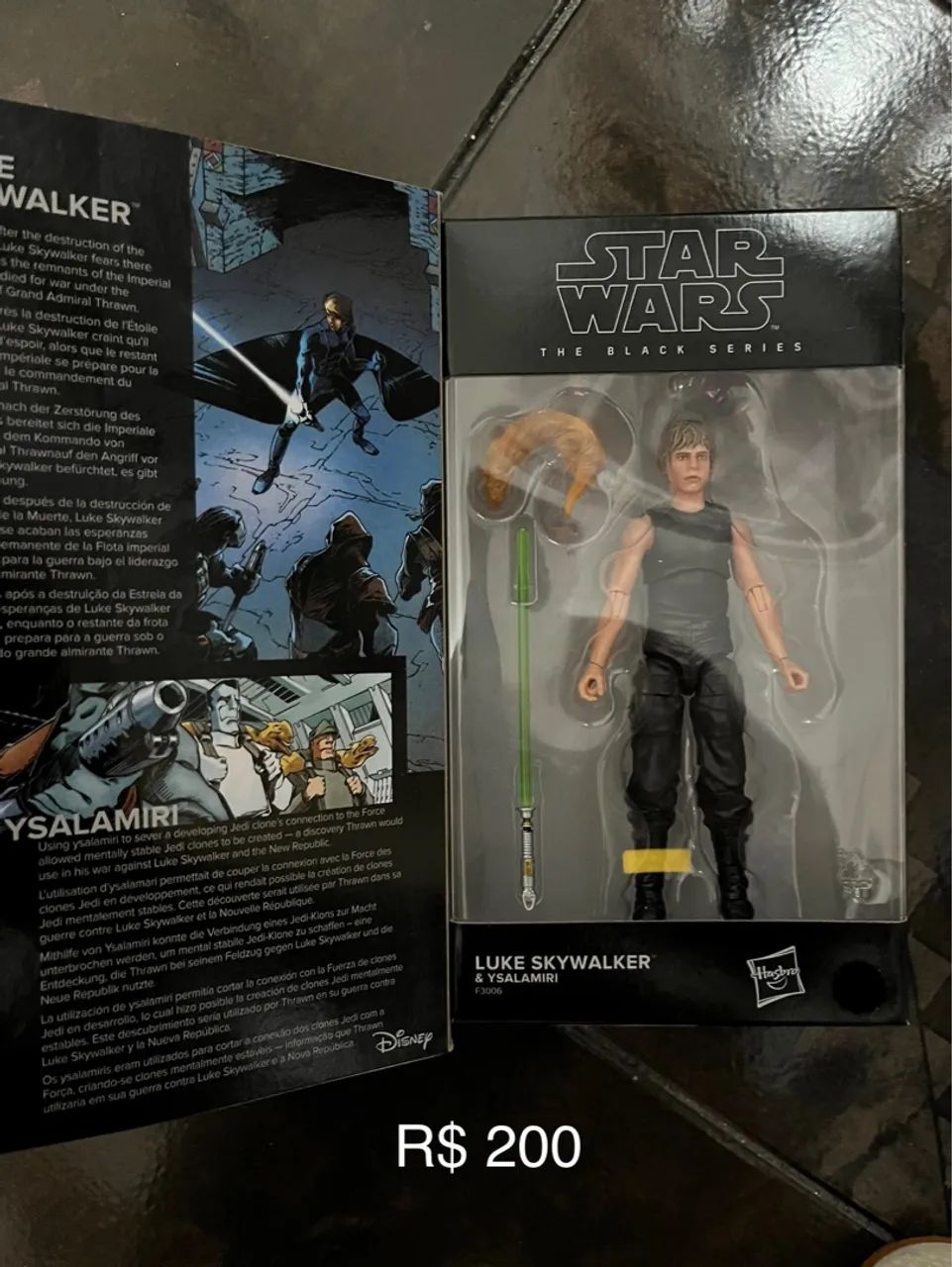 Star Wars The Black Series Luke Skywalker e Ysalamiri Hasbro F3006