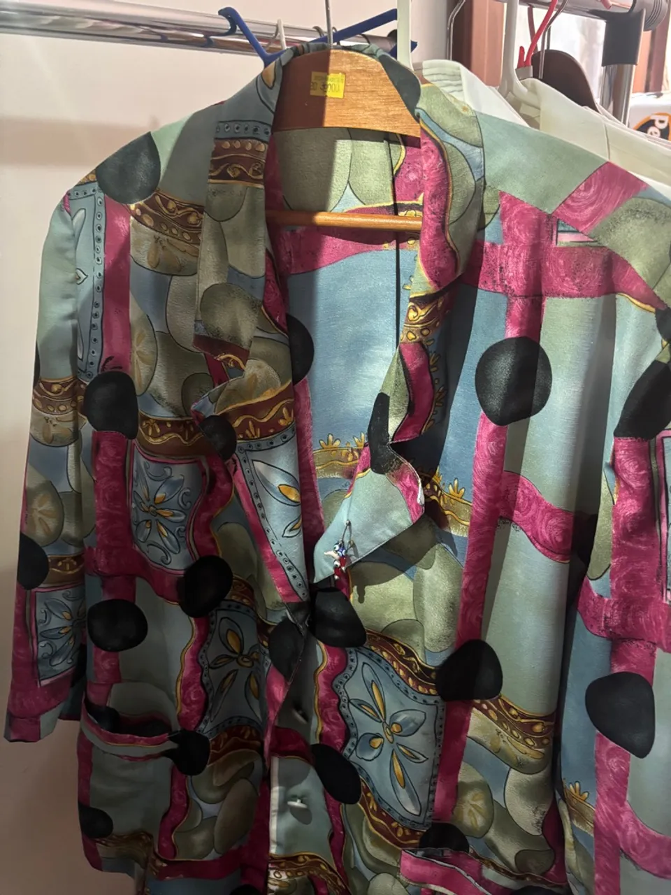 Blazer vintage estampado - Elegância e estilo!
