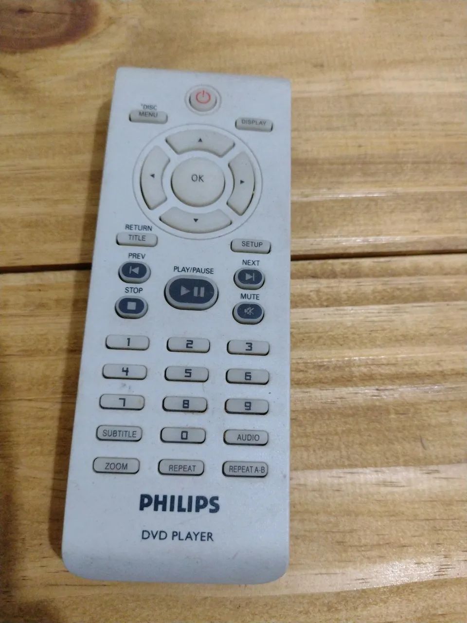 Controle remoto dvd Philips 