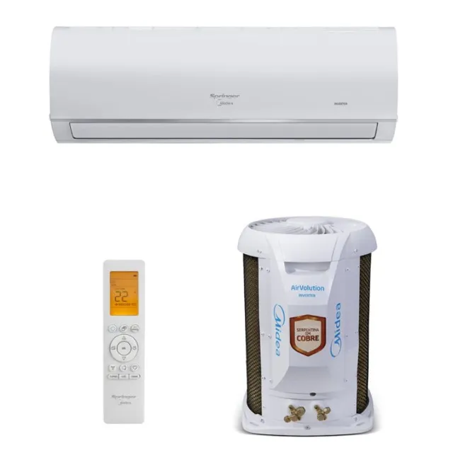 Ar-Condicionado Split Inverter 12000 BTUs Springer Midea Airvolution Connect High Wall Só