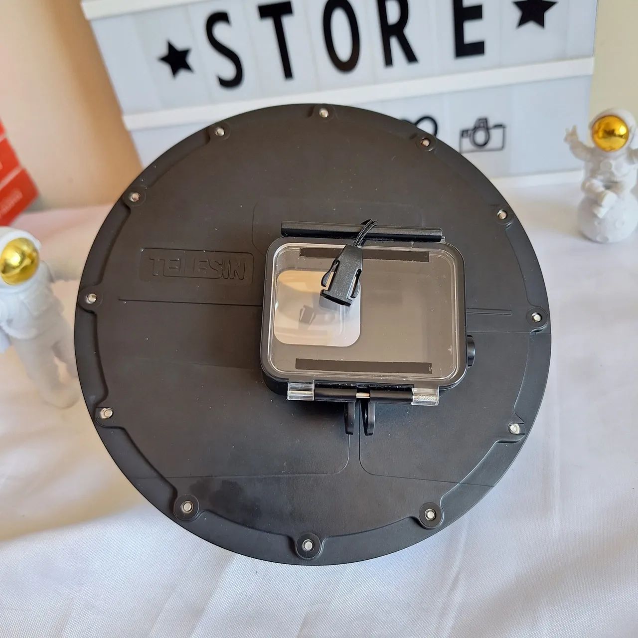 Dome Telesin p/ GoPro Hero 5, 6 e 7 Black - Foto 2