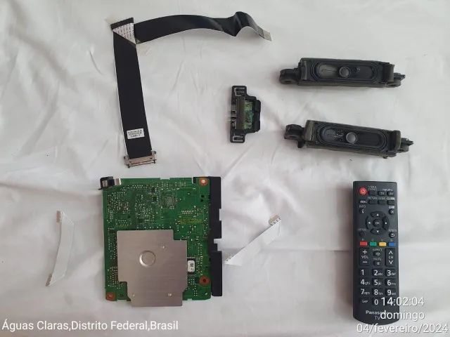 Placa Principal Panasonic Tc-40c400b  Tnp4g569vd e outros componentes