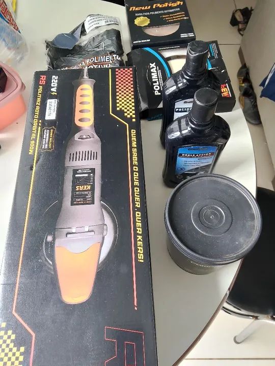 Politrizes para carros Kers PS 220, 850 com kit boina e kit produtos,só hj - Foto 3