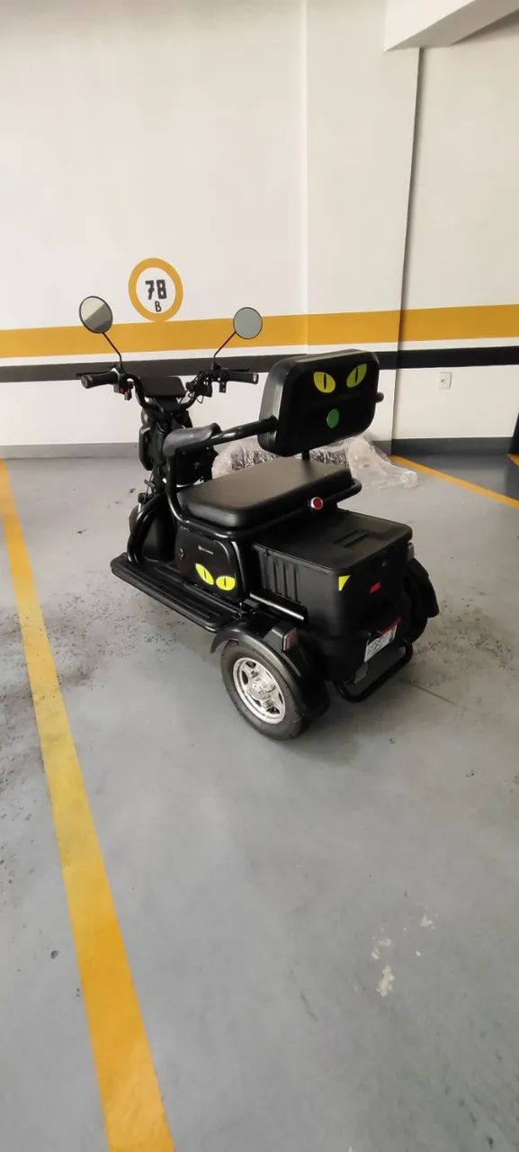 Triciclo elétrico para duas pessoas 1000 w - Foto 2