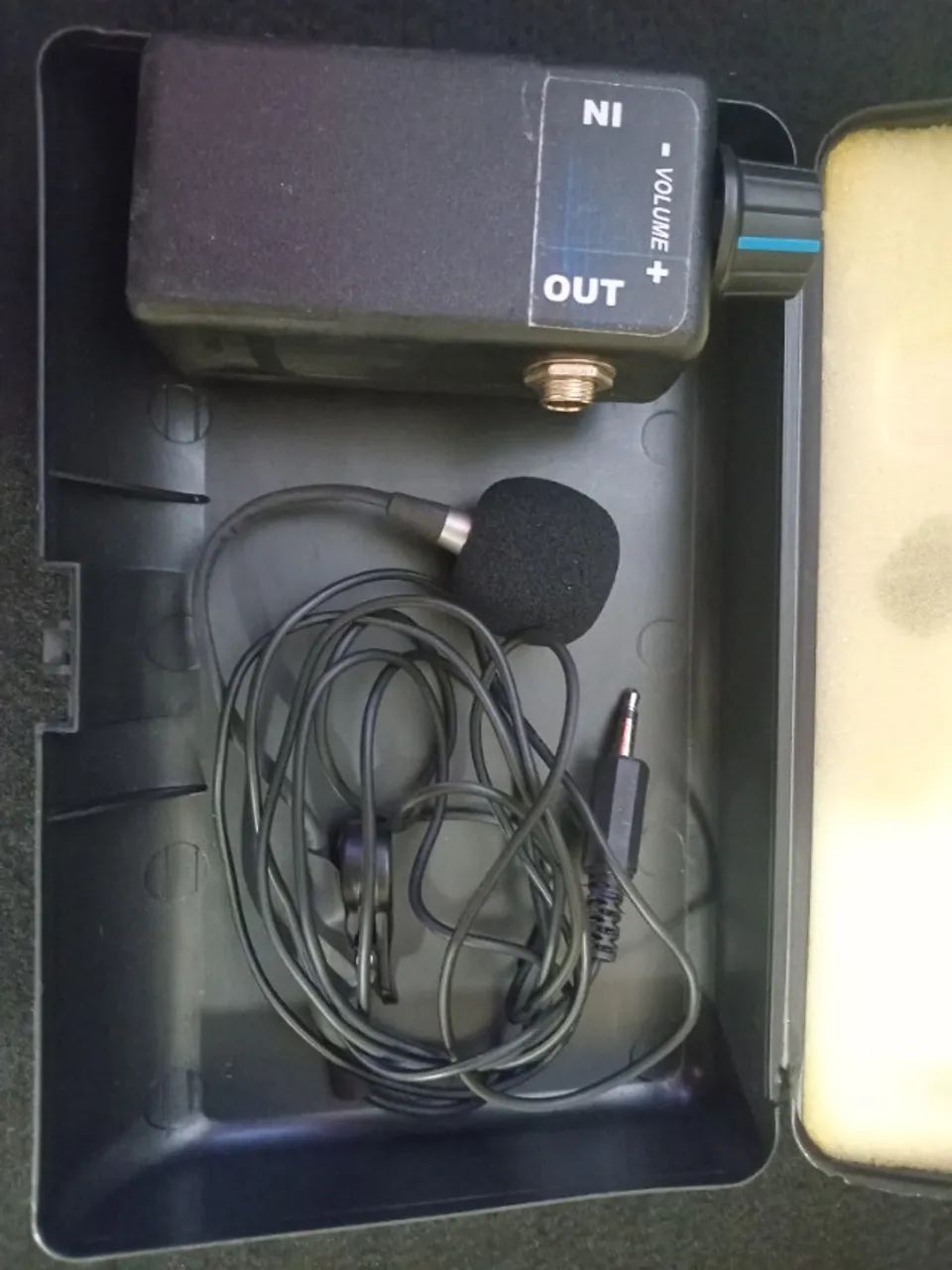 Microfone lapela para instrumento musical
