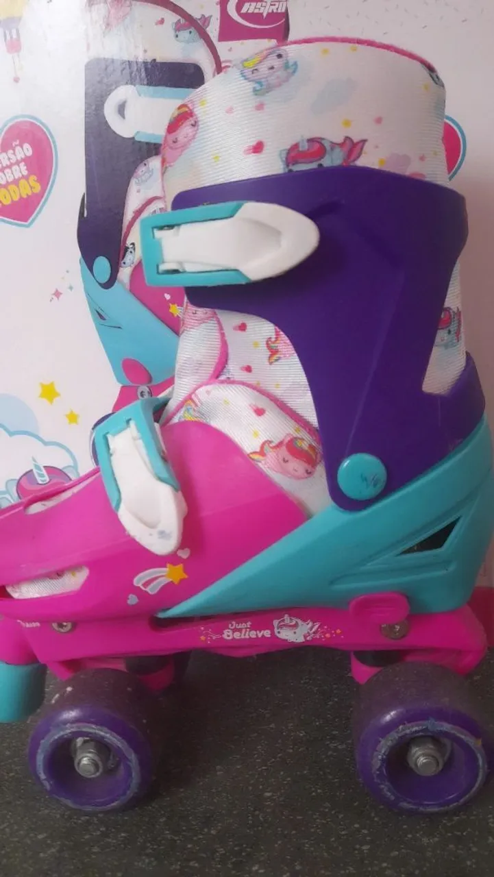 Patins Infantil Unicórnio - Diversão e Aventura!