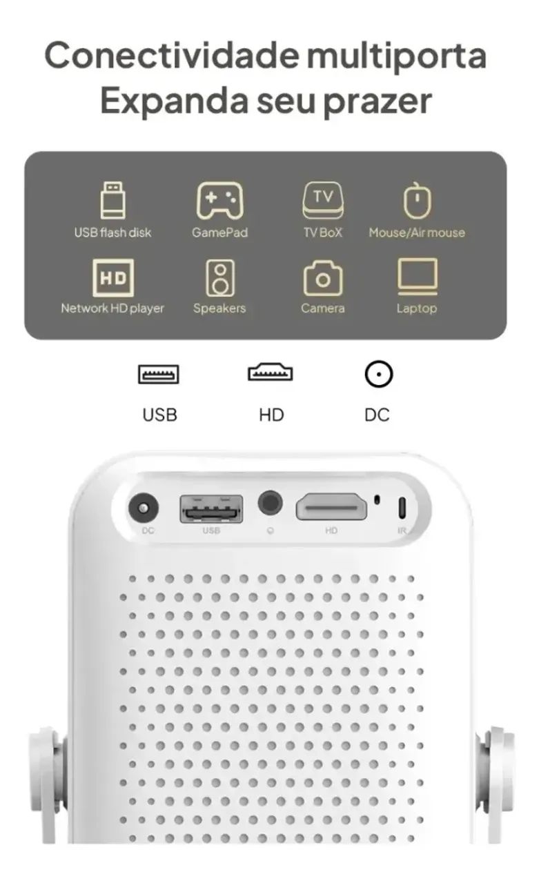 Projetor Vevshao A15 com Android 13 - Foto 3
