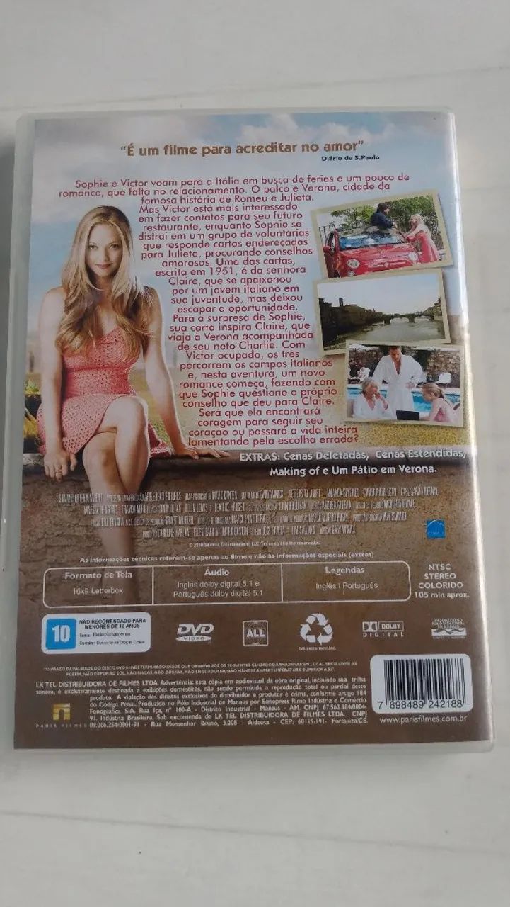 DVD original cartas para Julieta.  - Foto 2