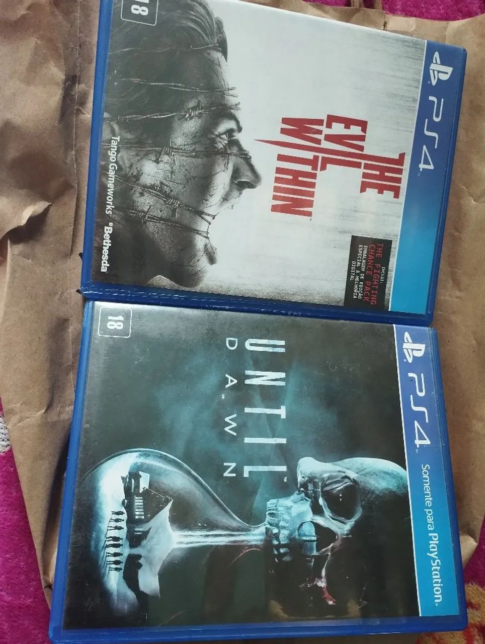 PS4 - The Evil Within e Until Dawn