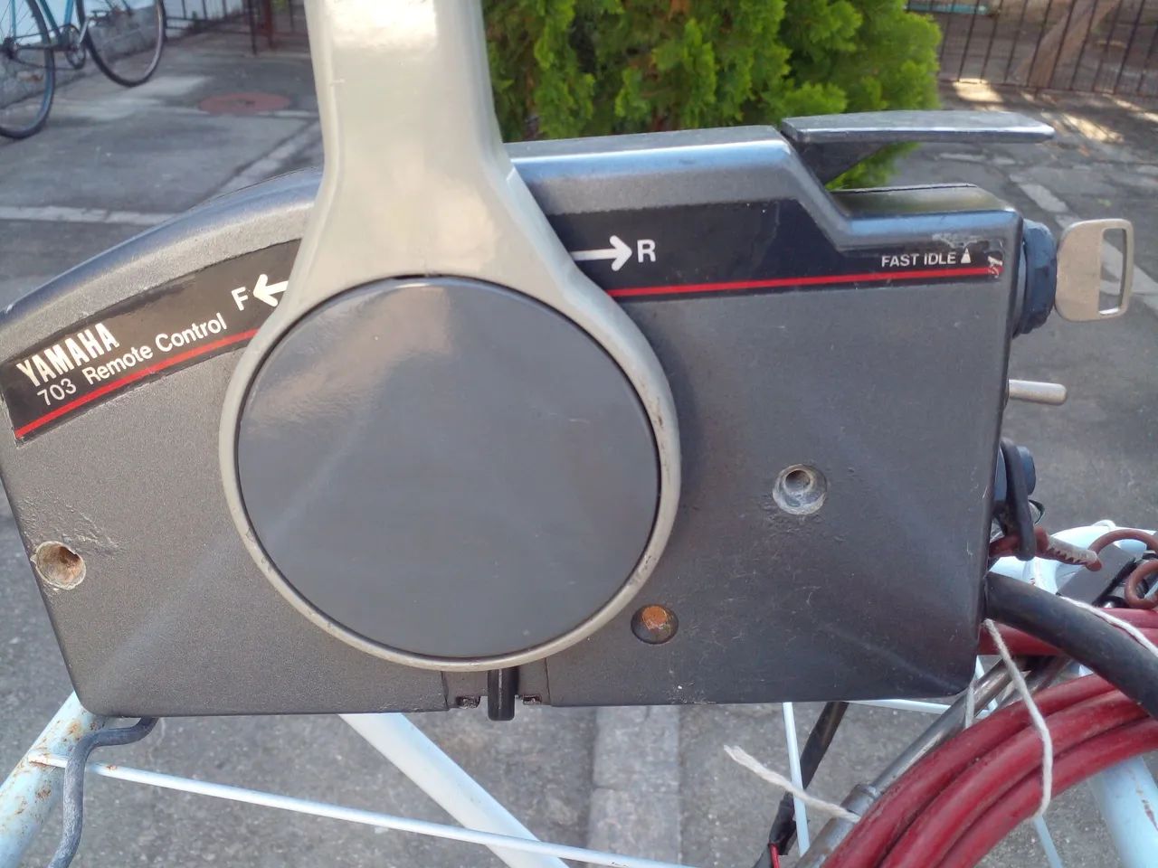 Náutica motor popa comando manete yamaha original completo 2000,00 - Foto 5