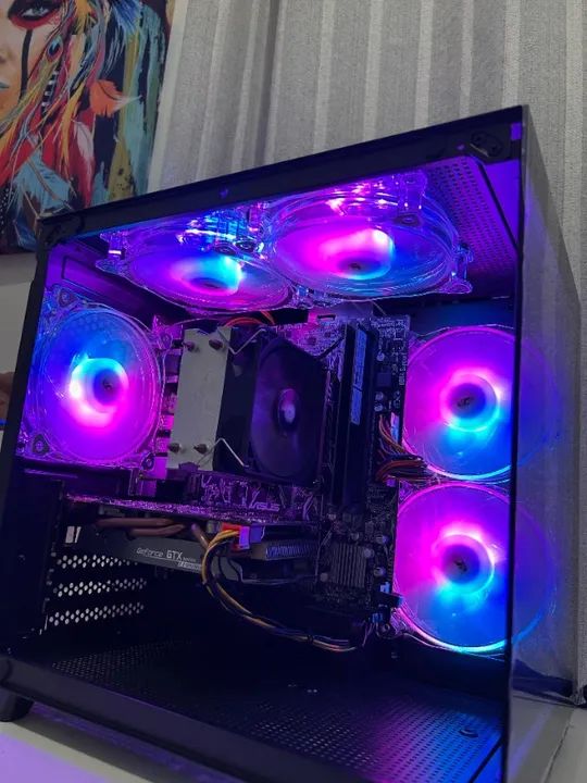 PC Gamer Ryzen 5 + GTX Impecavel - Foto 3
