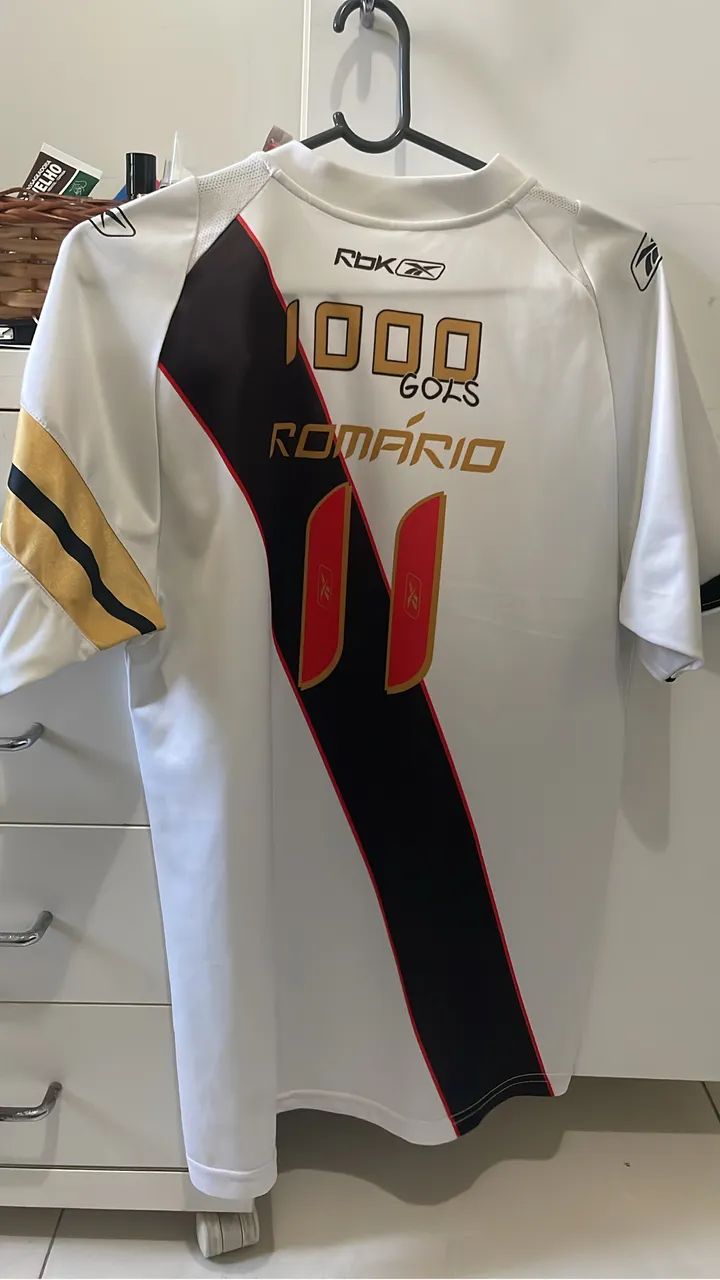Camisa do Vasco 2007 Gol 1000 Romário