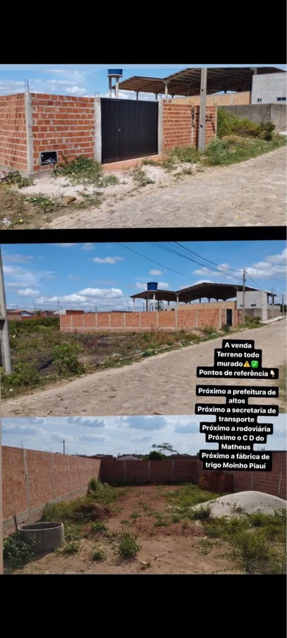 ÁGIO DE TERRENO MURADO