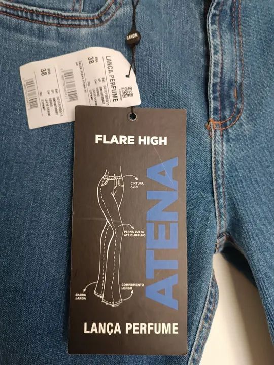 Calça Jeans Flare 38 - Lança Perfume  - Foto 2