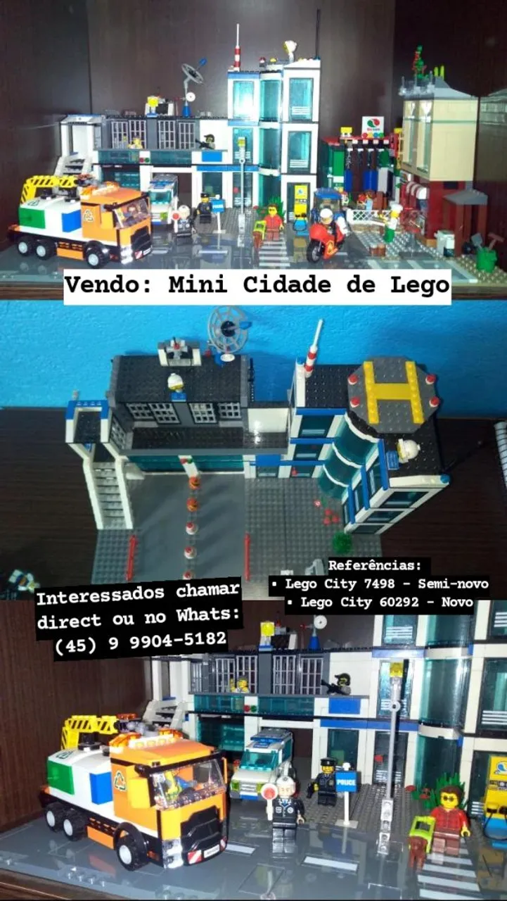 Mini Cidade de Lego - 7498 e 60292