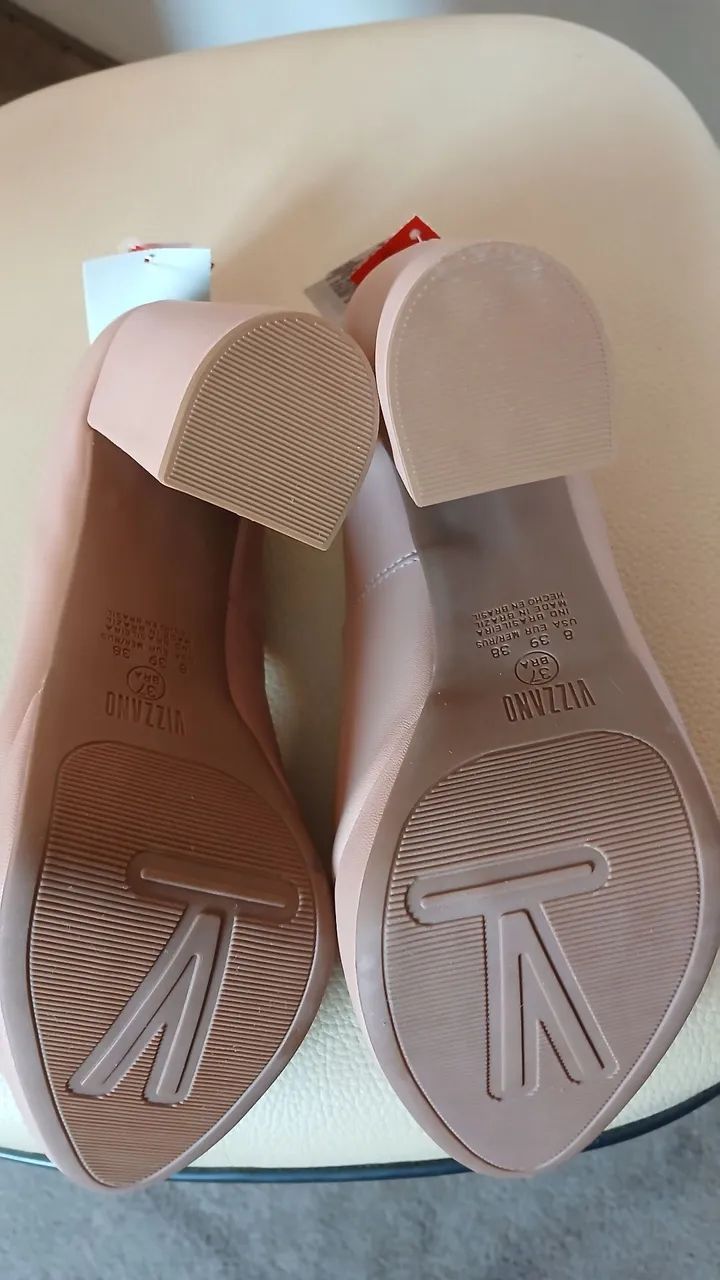 Sapato Scarpin Vizzano N° 37 Nude - Foto 4