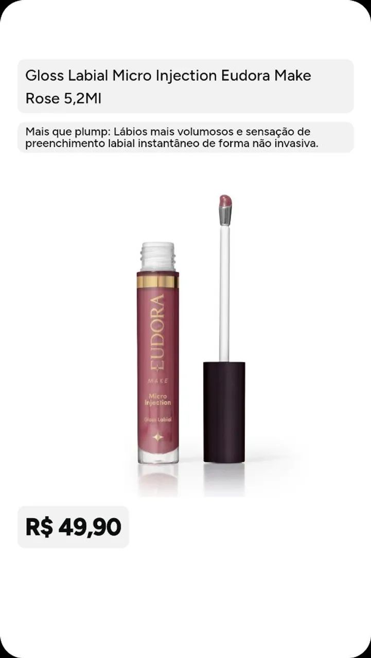  gloss da Eudora lábios ? - Foto 3