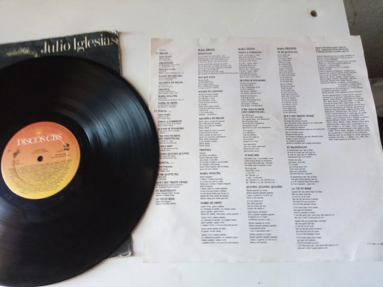 LP Julio Iglesias Romance  - Foto 4