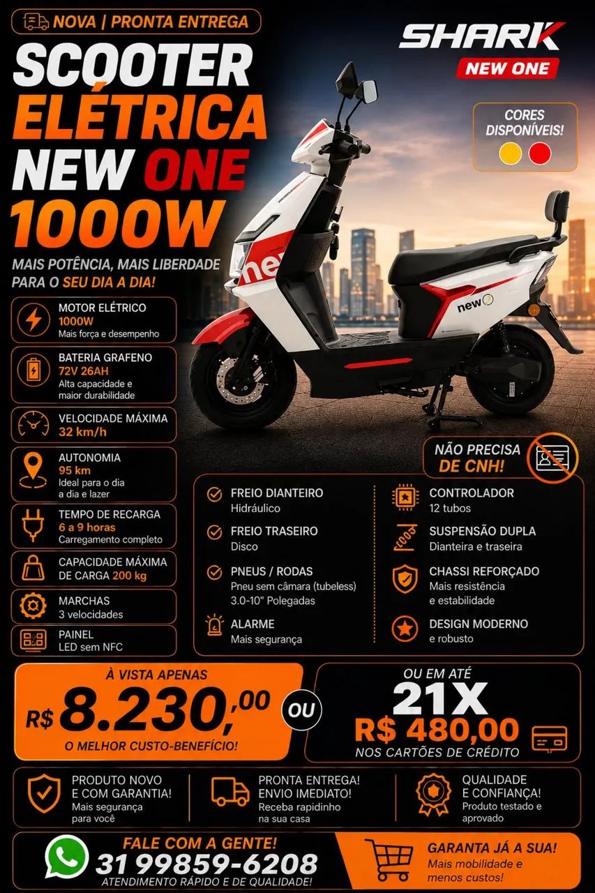 Moto e bikes eletricas