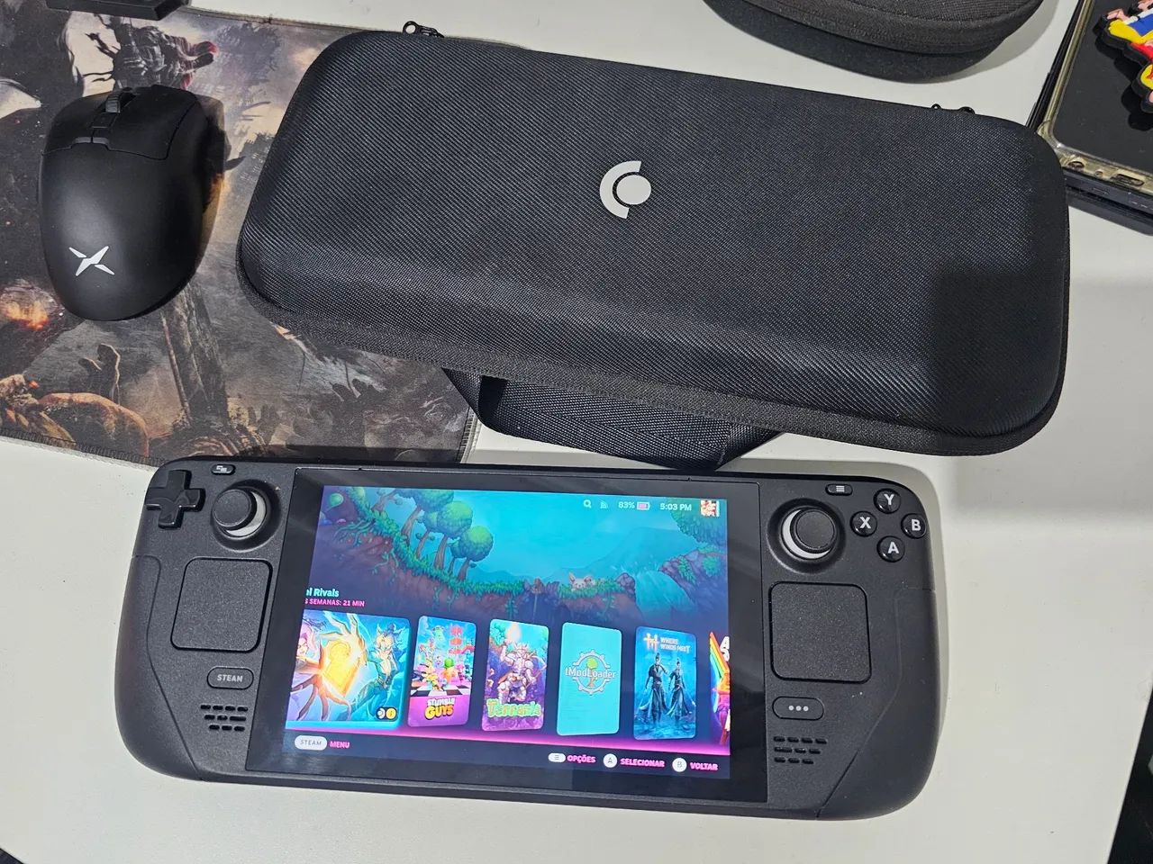 Steam deck LCD 256gb+ cartão 256gb - Consoles de Vídeo Game - Vila