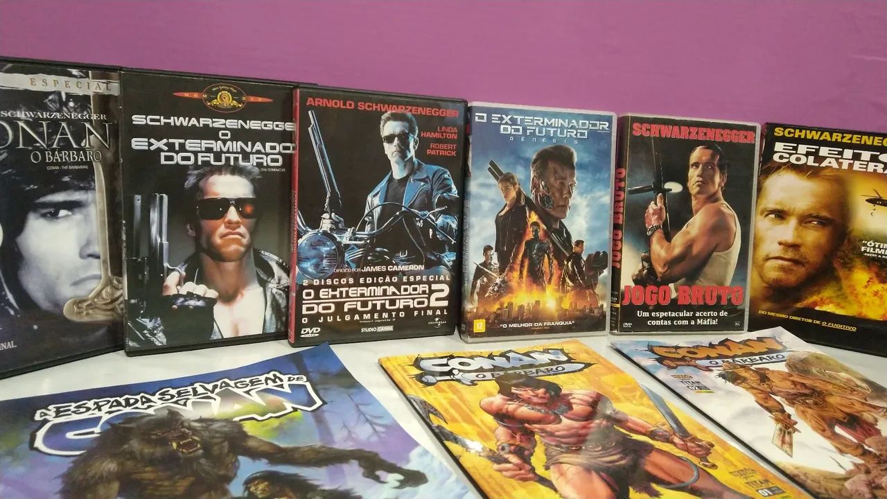 Dvds Arnold Schwarzenegger originais  - Foto 3