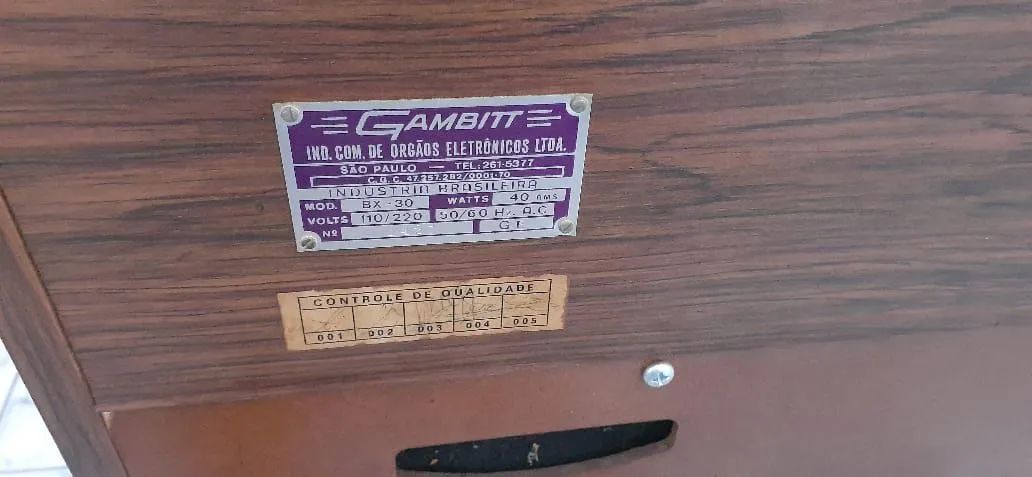 ÓRGÃO ELETRÔNICO GAMBITT BX 30  - Foto 5