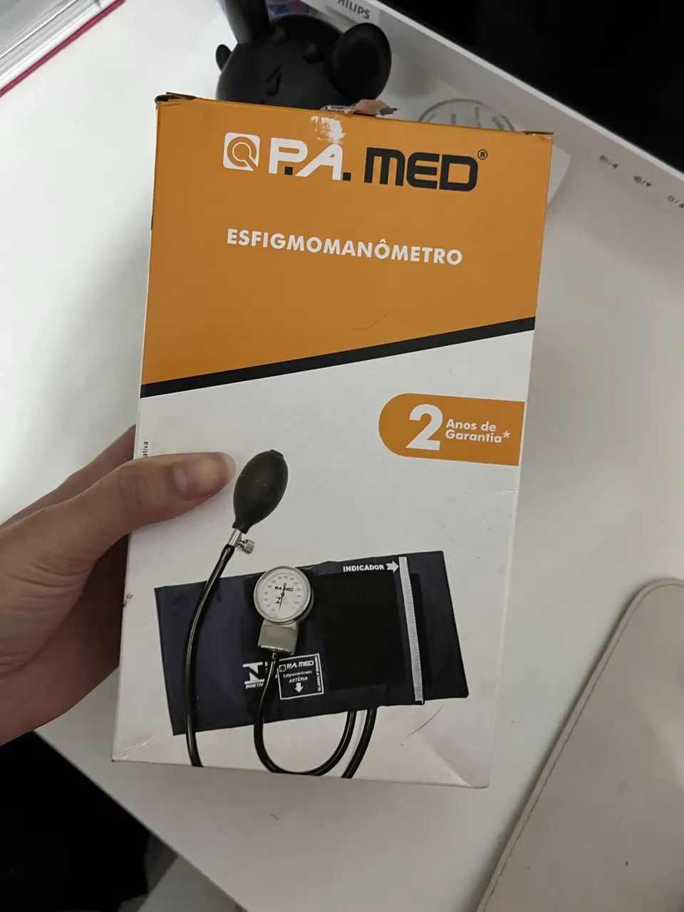 Esfigmomanômetro P.A. MED Adulto Nylon com Fecho - Novo