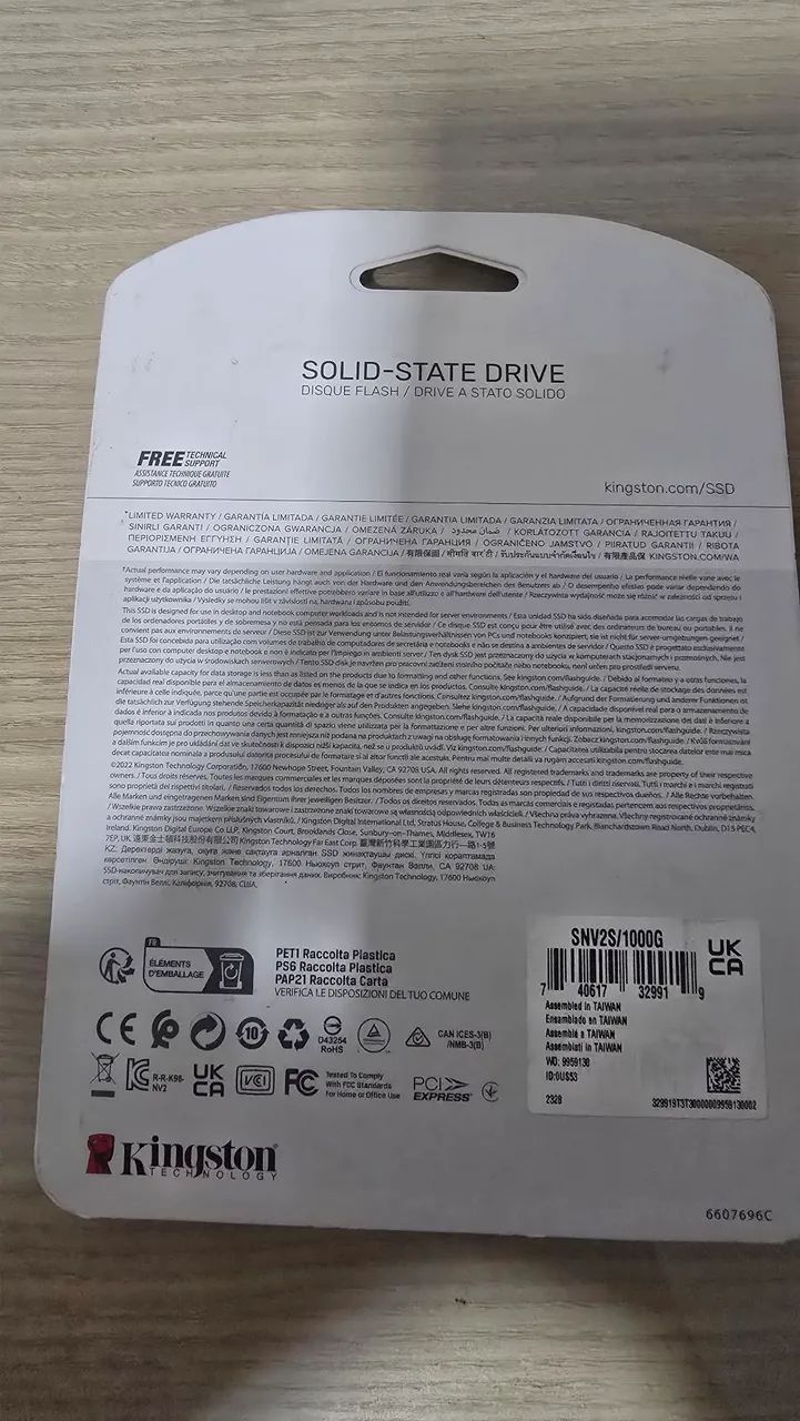 SSD 1tb kingston NVME - Foto 2