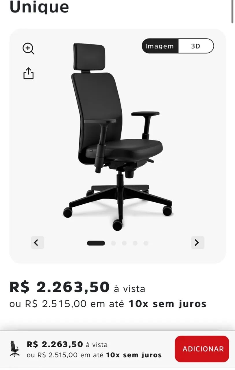 Cadeira escritório flexform  - Foto 4