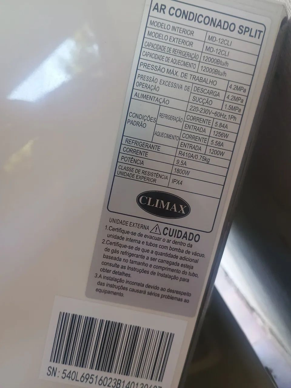 Ar condicionado quente e frio 12000btus - Foto 5