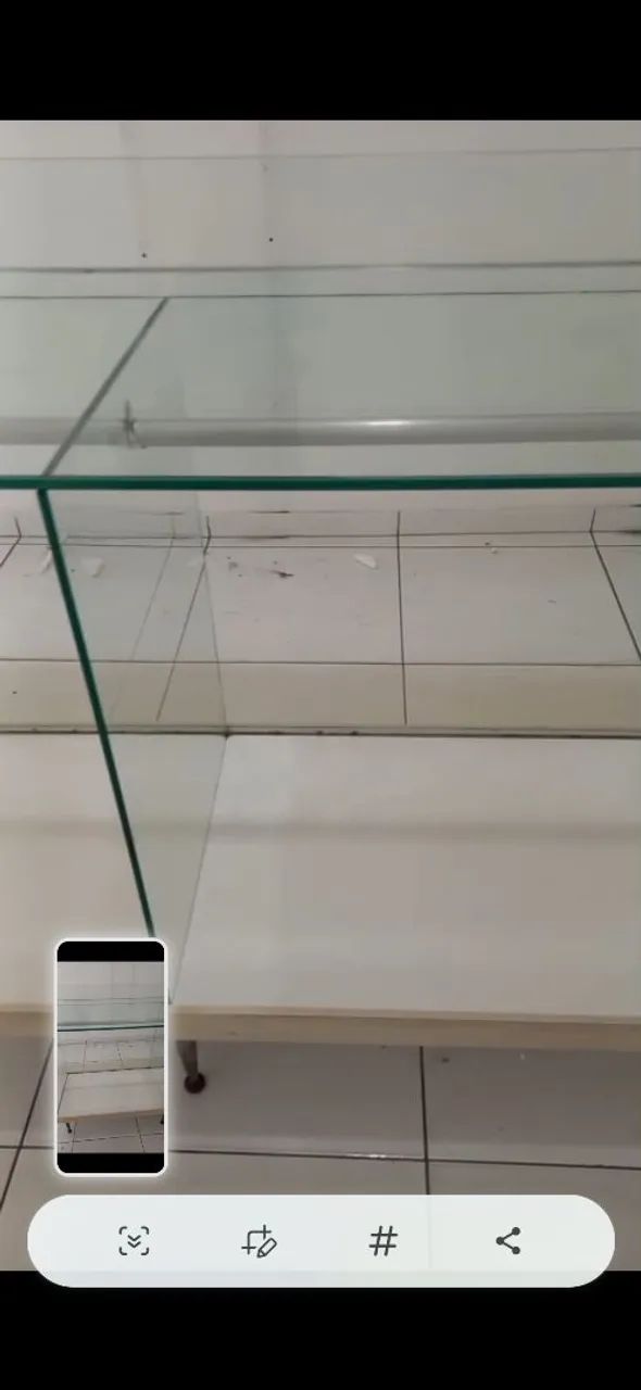 Vendo um balcão de vidro.  - Foto 5
