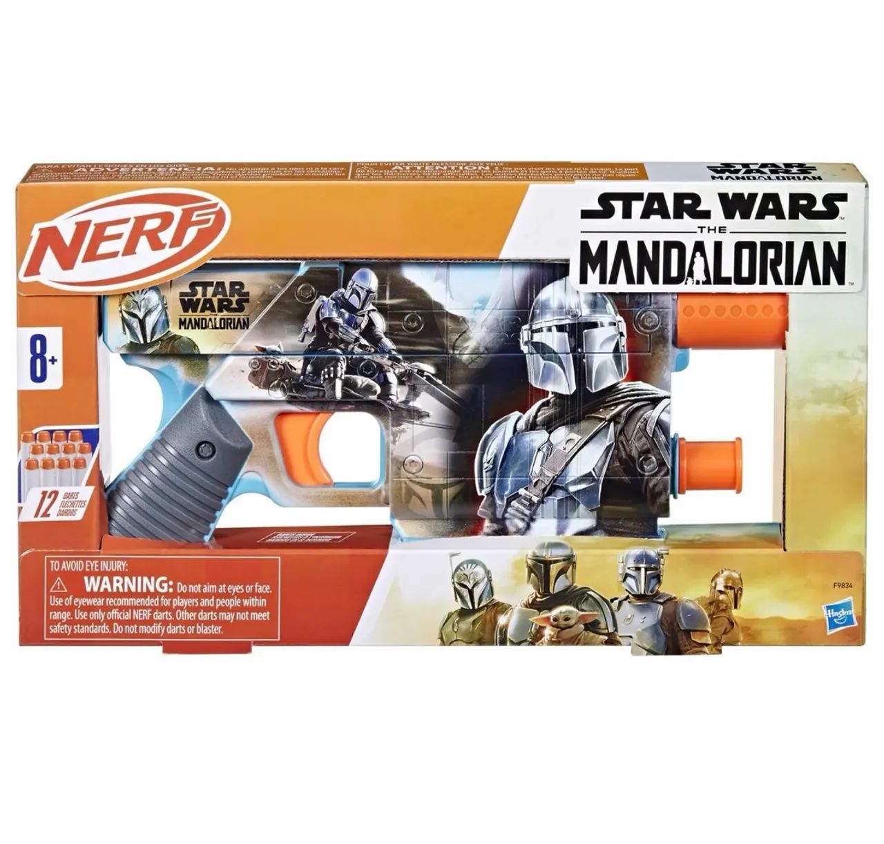 Nerf Star Wars  Mandaloriano com 12 dardos Elite - Foto 2