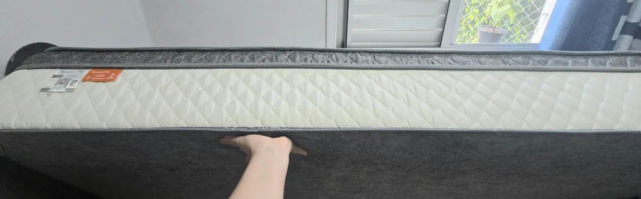 Colchão de Solteiro Molas Verticoil MGA Posture Blanc - 1 Ano de Uso - Foto 2