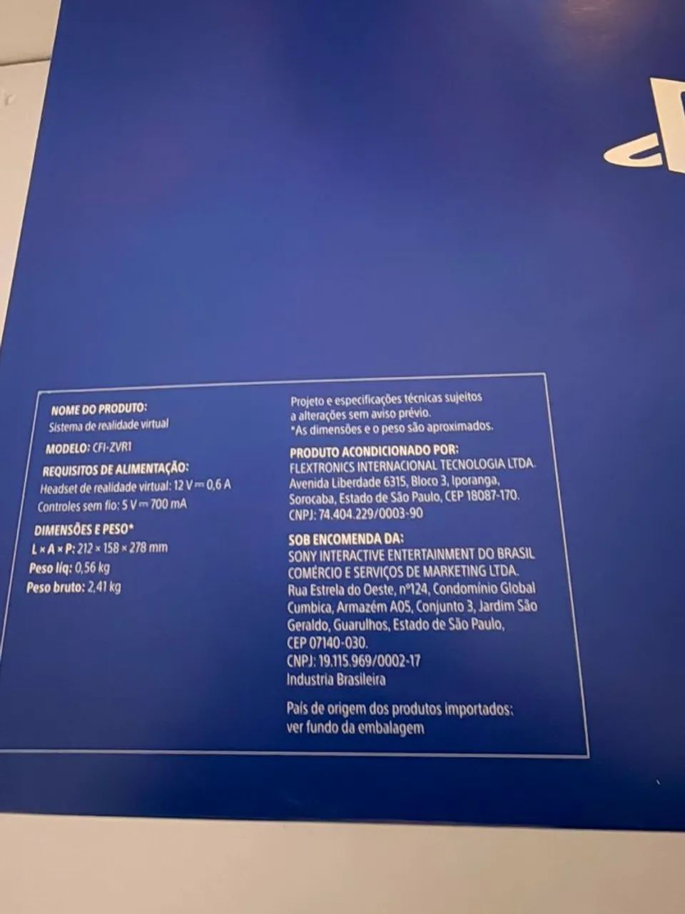 Óculos VR2 para PlayStation 5 novo lacrado  - Foto 4
