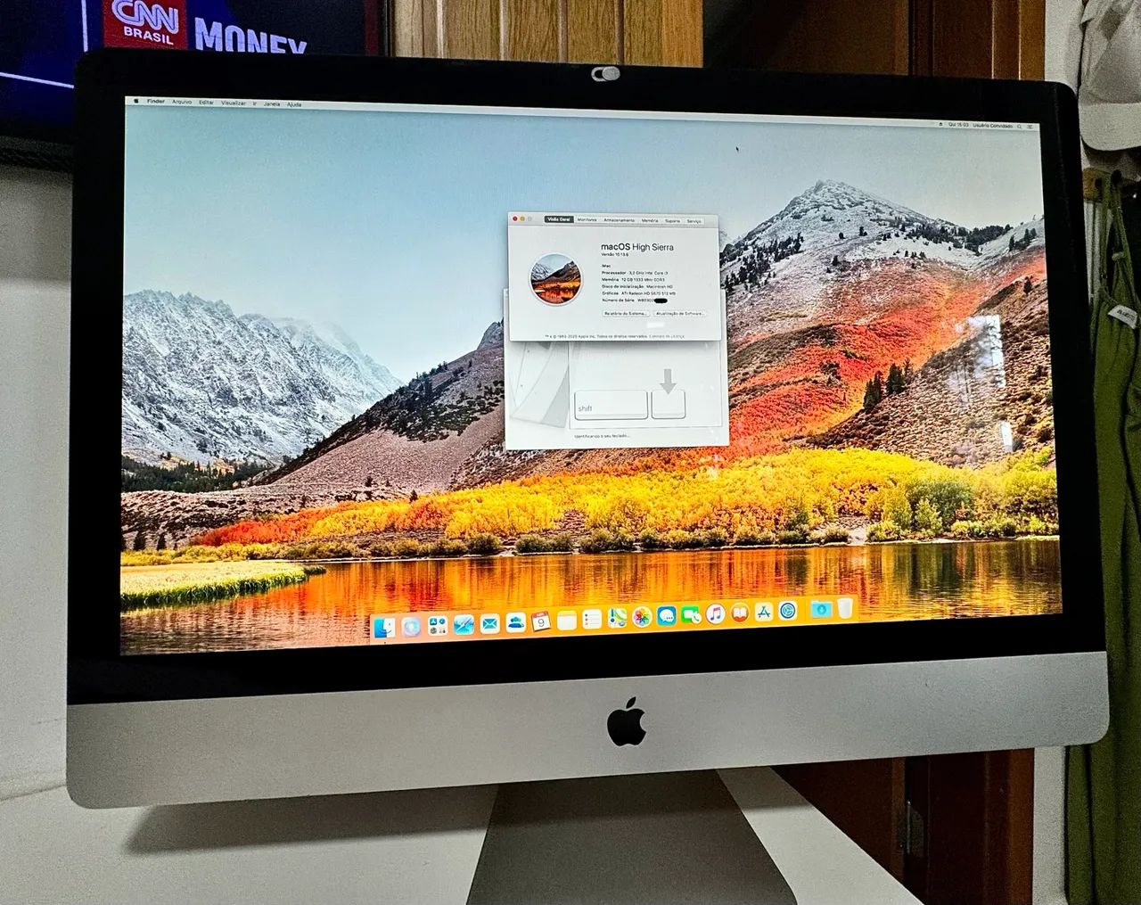 iMac 27 Polegadas + SSD + HD 1 TB Extra + 12 GB RAM + Teclado