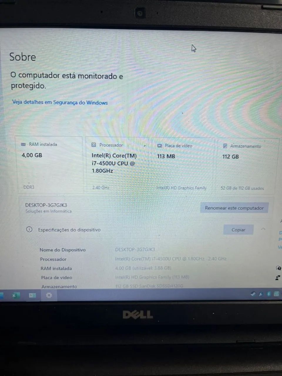 Notebook Dell i7  - Foto 3