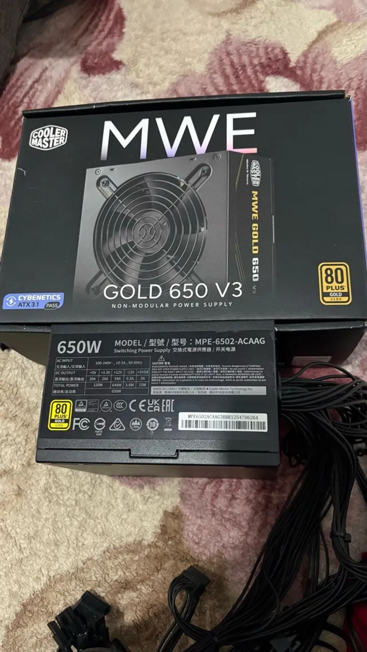 Fonte Cooler Master Gold 650 v3