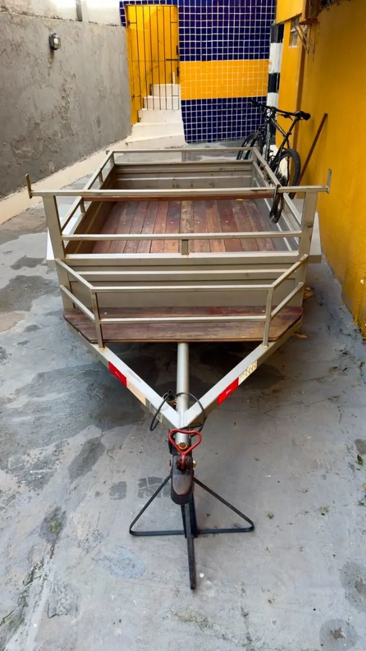 Reboque/carrocinha 1,20mX1,90m 
