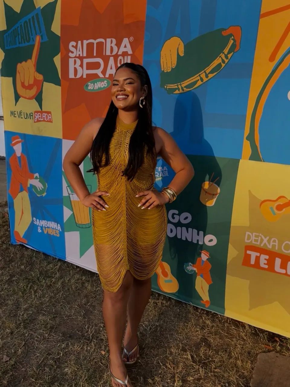 vestido de franja  - Foto 3